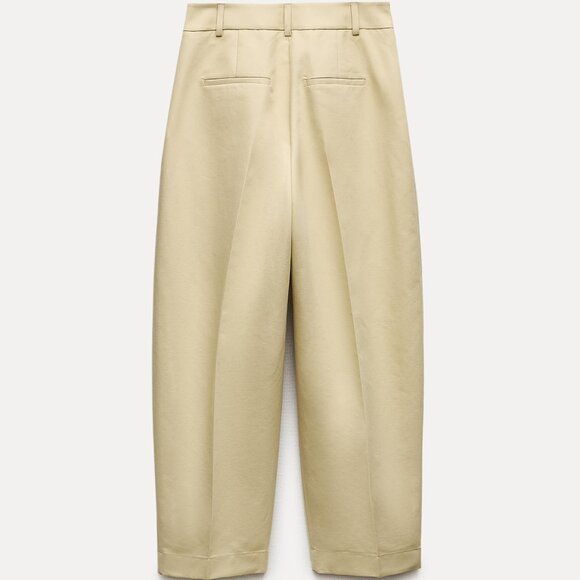 ZARA WOMAN SS24 ZW Collection balloon trousers REF:2605/386 NWT XS - Picture 4 of 7